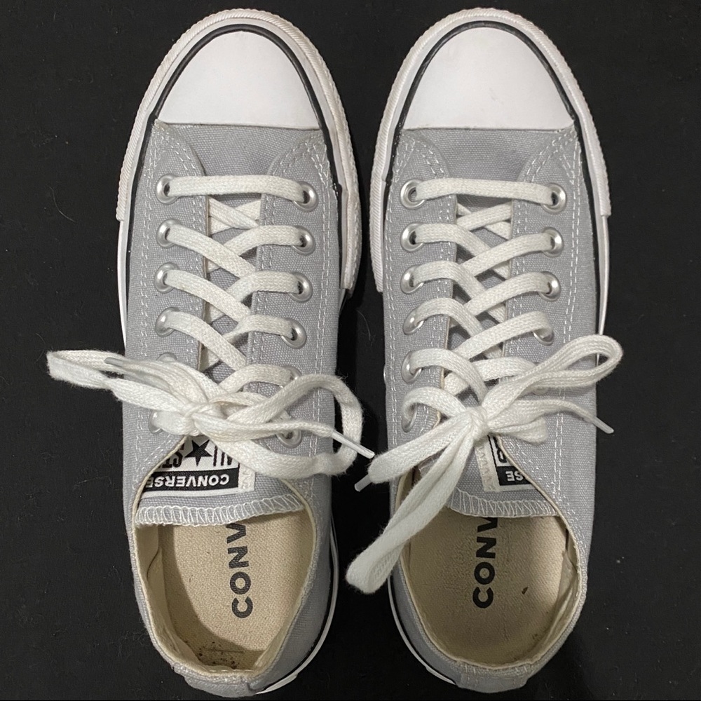 Converse Unisex Chuck Taylor All Star Low Top Platform Sneaker - grey